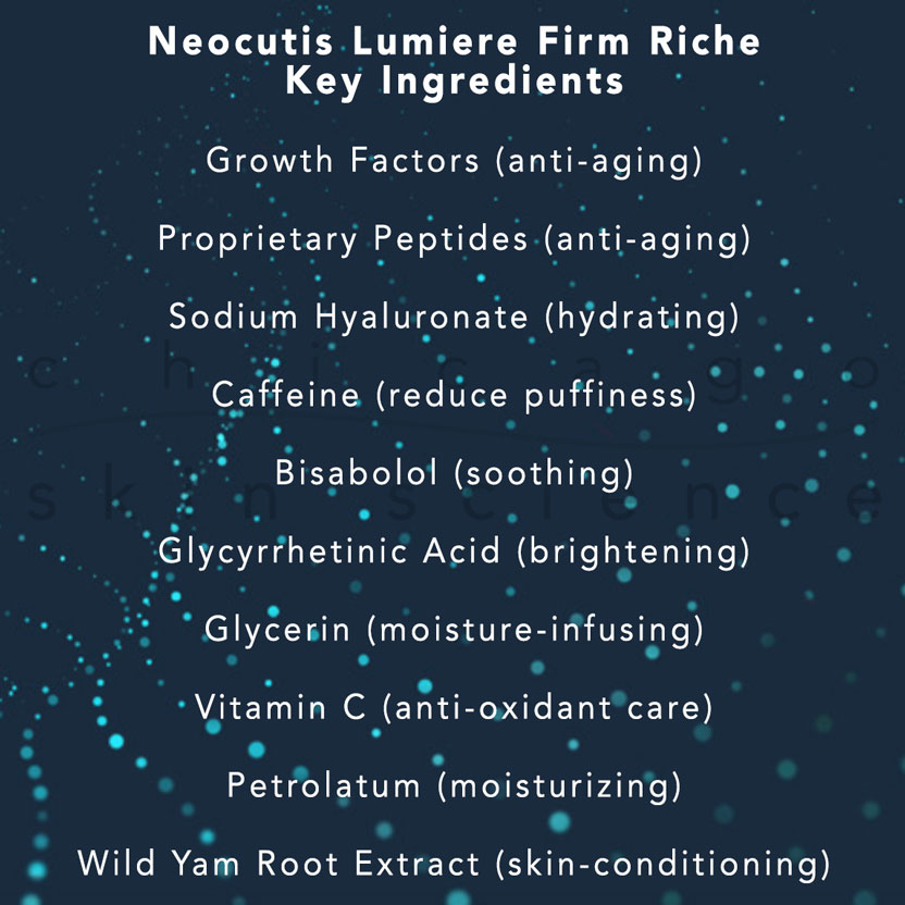 Neocutis Lumiere Firm Riche - Chicago Skin Science